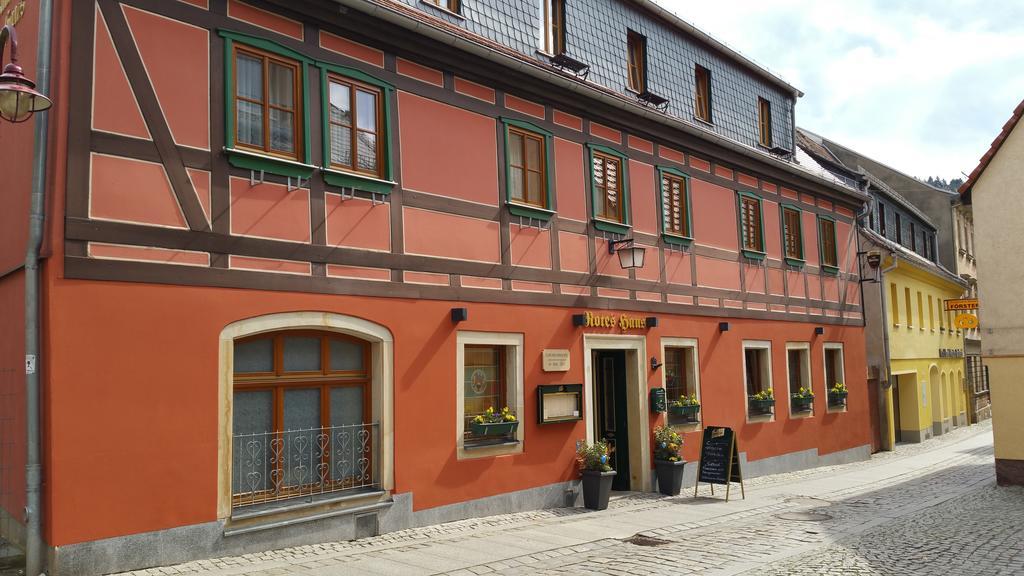 Gasthaus& Pension Zum Roten Haus バート・シャンダウ エクステリア 写真